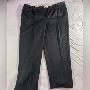 old navy dress pants men 42x30 black wool fashionable Great condition